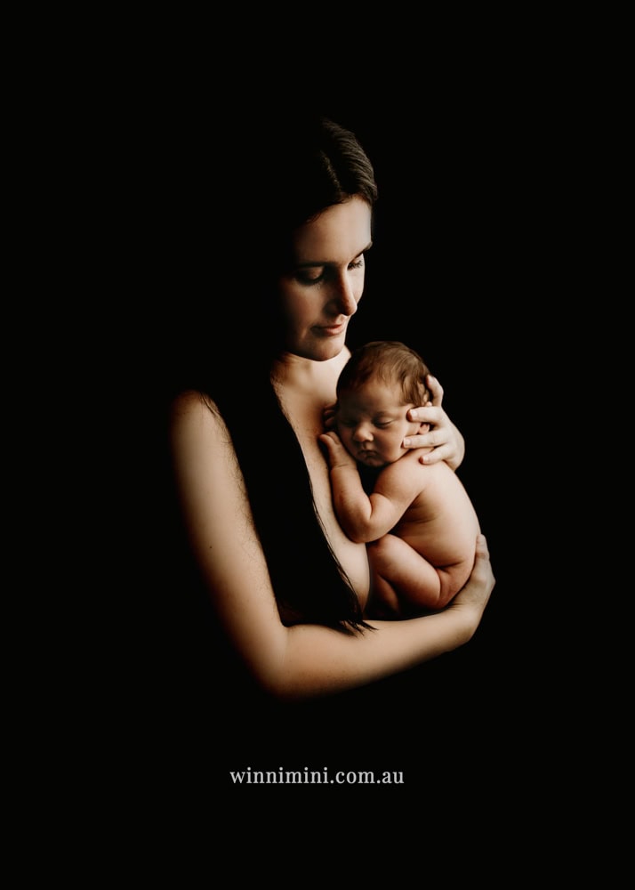 winni mini newborn baby babies older birth maternity family families photography photographer photo photos tanha basile winni mini Gold Coast