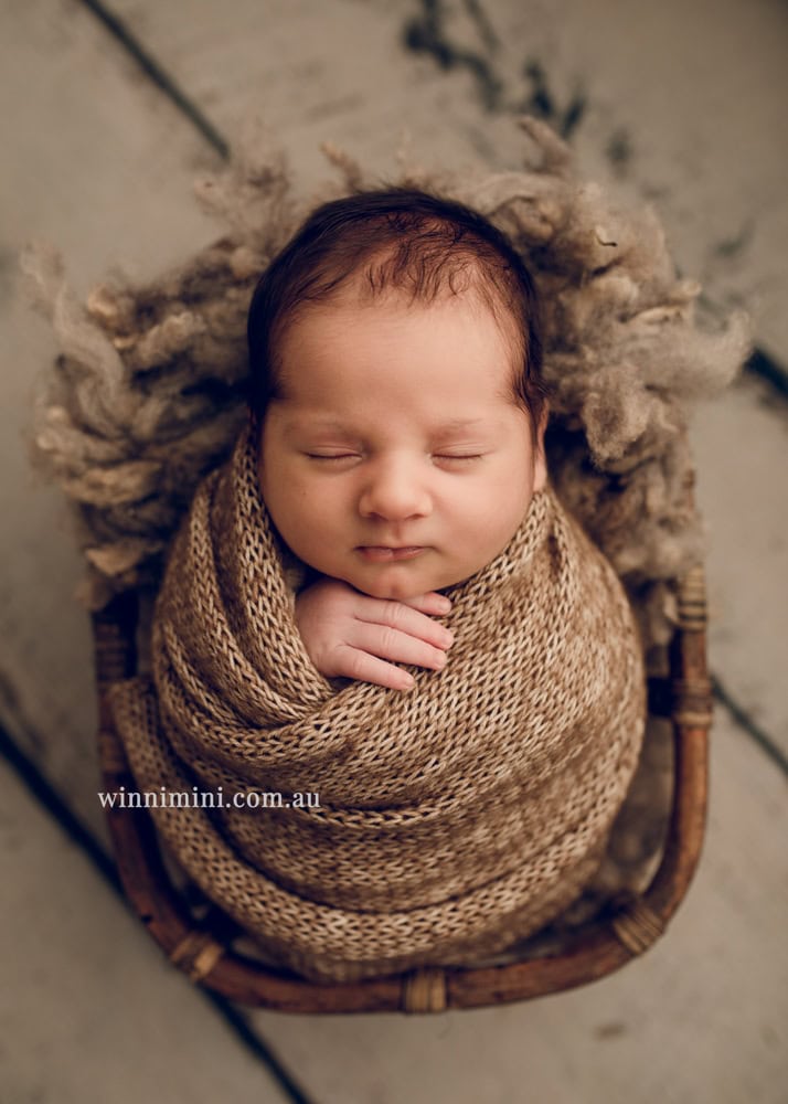 winni mini newborn baby babies older birth maternity family families photography photographer photo photos tanha basile winni mini Gold Coast