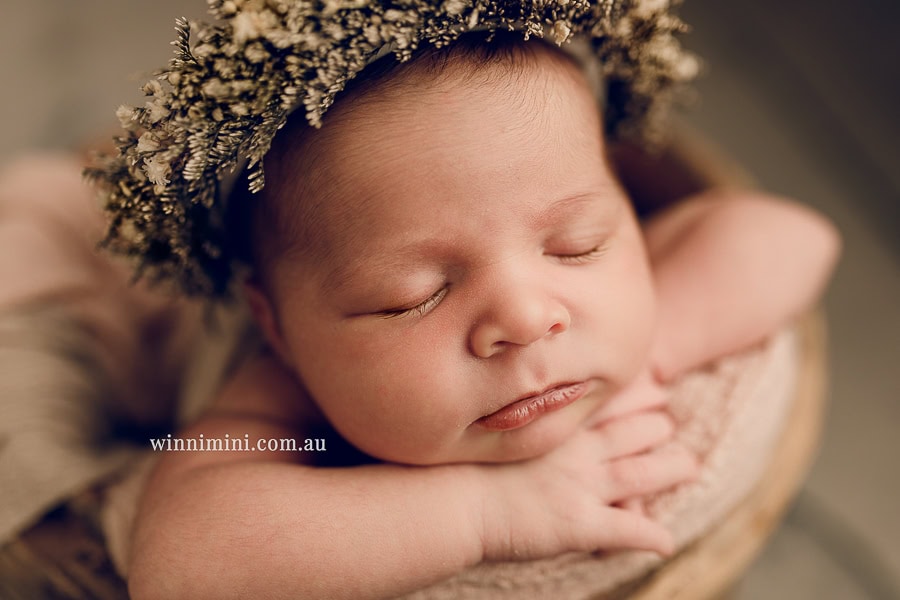 winni mini newborn baby babies older birth maternity family families photography photographer photo photos tanha basile winni mini Gold Coast ayla