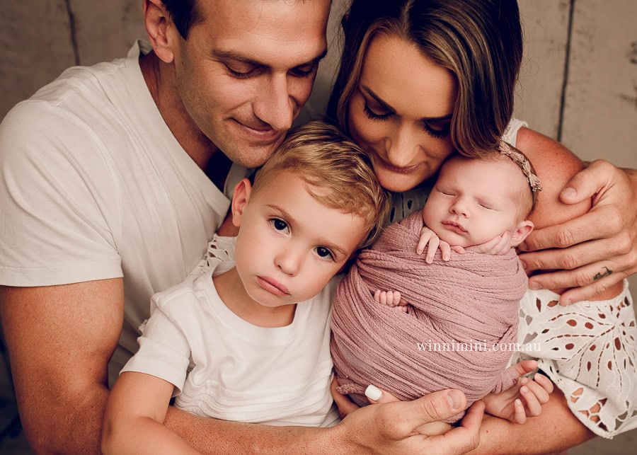 family photo baby
