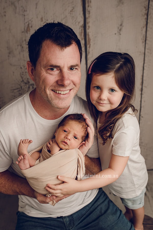 newborn baby family photographer gold coast brisbane babies