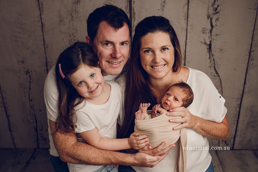 newborn baby family photographer gold coast brisbane babies