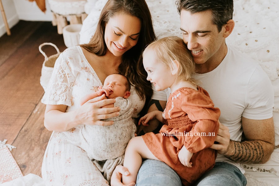 newborn baby family photographer tanha photography photograph photos photo babies gold coast brisbane the best family picture pictures tanha basile winni mini izaac Emily Skye fit