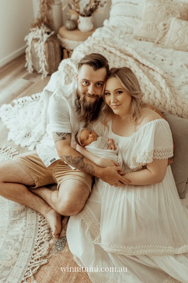 newborn family baby family photos photography pindara bunting obstetrician mater mothers