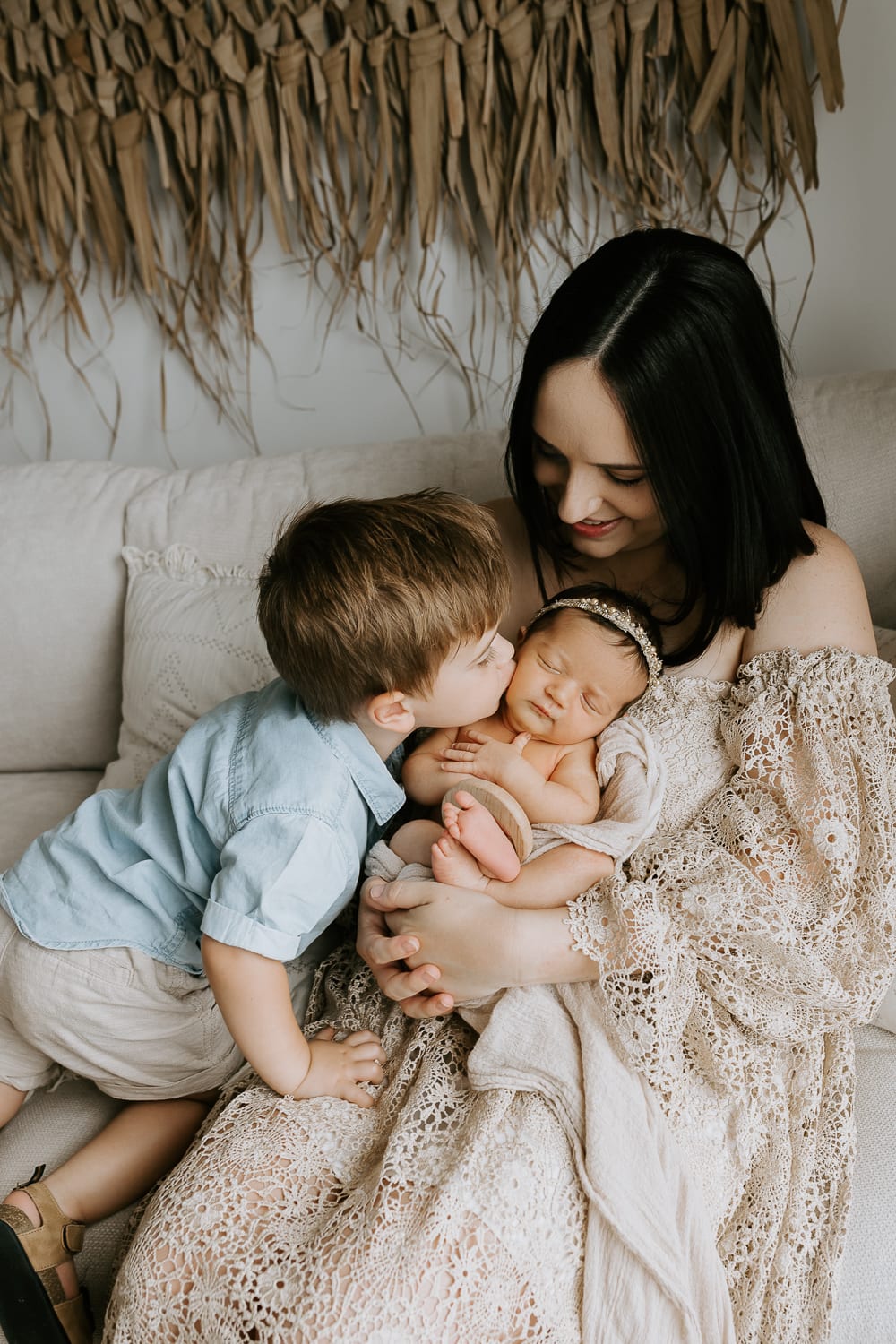 Newborn baby family pregnancy maternity photography photographer gold coast brisbane beach sunset photos Winni & Mini-1